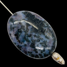 Load image into Gallery viewer, Jasper, Stormy Purple Sky, Flat Oval Beads | 30x22x8mm | Purple Sky | 2 Beads |