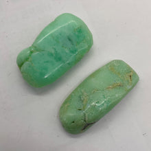 Load image into Gallery viewer, Chrysoprase Nuggets 32g Natural Pendant Beads| 16x19x12mm, 42x24x12mm| Green| 2|