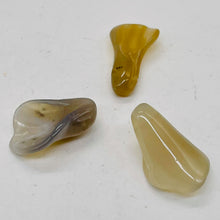 Load image into Gallery viewer, Soothing 1 Carved Grey Chalcedony Flower Beads 10234