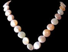 Load image into Gallery viewer, Amazing Natural Multi-Hue FW Coin Pearl Strand 104757B