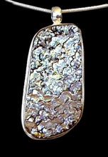Load image into Gallery viewer, Glittering Natural Multi-Color Abalone & Sterling Silver Pendant 4193