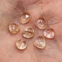 Load image into Gallery viewer, 1 Premium 6x6x4 to 7x7x3.5mm Topaz Faceted Briolette Bead 4077A