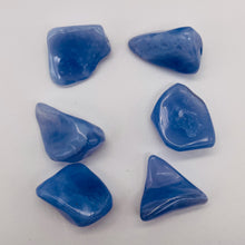 Load image into Gallery viewer, Chalcedony Gemstone 43g Nugget Beads | 26x22x9 to 23x20x11mm | Blue | 6 Beads |