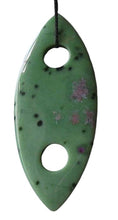 Load image into Gallery viewer, Ruby Zoisite Marquis Centerpiece 77x32mm Pendant Bead 8701E