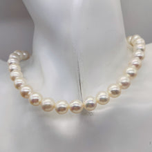 Load image into Gallery viewer, Bridal Perfect Pearl Strand Perfect Round Pearls | 10 - 9mm | White | 45 Pearls|