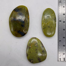 Load image into Gallery viewer, Turquoise Faustite Freeform Beads| 40x25 to 30x24mm| Chartreuse, Black| 3 Beads|