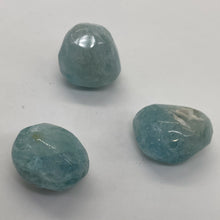 Load image into Gallery viewer, Aquamarine Smooth Nugget Bead Parcel | 22x18x15 - 21x18x16mm | Blue | 3 Beads |