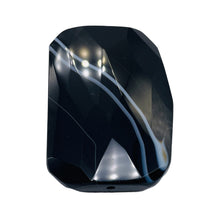 Load image into Gallery viewer, Onyx Flat Faceted Rectangular Pendant Bead | 50x48x14mm | Black White | 1 Bead |