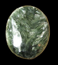Load image into Gallery viewer, Stunning! Seraphinite 40x30mm Oval Cabochon! 6867Q
