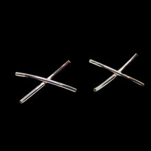 Load image into Gallery viewer, Designer 2 Sterling Silver 20mm Dual Tube Beads 007821