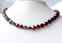 Load image into Gallery viewer, Smoldering Burgundy 10 to 8mm FW Pearl Strand 108318