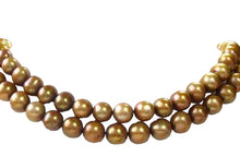 Load image into Gallery viewer, Dark Champagne 8.5mm to 10mm Pearl 16 inch Strand 109047