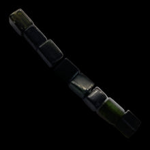 Load image into Gallery viewer, Tourmaline Chrome Cube Translucent Bead Parcel | 4x4mm | Black, Green | 8 Beads|