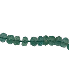 Load image into Gallery viewer, Emerald Faceted Rondelle Beads | 3-2.5 mm | Green | 10 Beads |