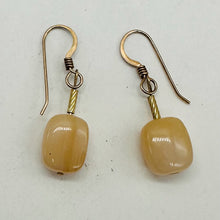Load image into Gallery viewer, Peruvian Opal Dangling 14k Gold Filled Semi Precious Stone Earrings|1 1/2" Long|