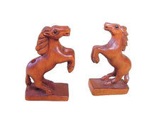 Load image into Gallery viewer, Hand Carved & Signed Pony Horse Boxwood Ojime/Netsuke Bead
