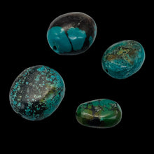 Load image into Gallery viewer, Turquoise Natural Nugget Beads | 21x19x9 to 17x12x8 | Blue | 4 Beads |