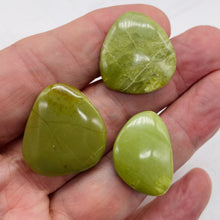 Load image into Gallery viewer, Turquoise Faustite Freeform Beads| 28x24 to 27x18mm| Chartreuse, Black| 3 Beads|