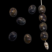 Load image into Gallery viewer, Rare Chocolate Jasper Oval Coin Bead Strand 109157