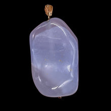 Load image into Gallery viewer, Blue Chalcedon 14K Gold Filled Designer Pendant | 2" Long | Blue | 1 Pendant |