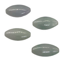 Load image into Gallery viewer, Burmese Jade Oval Marquise Cut Beads| 19x11x7 to 23x12x7mm| Pale Green| 4 Beads|