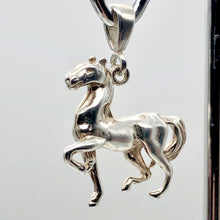 Load image into Gallery viewer, Proud Pony Sterling Silver Horse Charm Pendant 10035