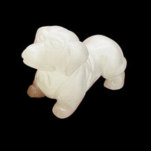 Load image into Gallery viewer, Dachhound Puppy Dog Carved Statue | 1 Figurine | | 40x17x25mm | Clear, White