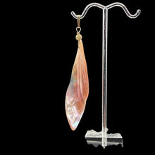 Load image into Gallery viewer, Designer Pink Mussel Shell 14K Gold Filled Pendant | 2 3/4" Long |
