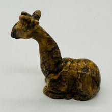 Load image into Gallery viewer, Giraffe Resting Animal Stone Carving | 1 Figurine | 1 5/8 x 1 5/8" | Brown