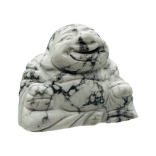 Load image into Gallery viewer, Buddha Carved Statue | 1 Figurine | | 1 1/4 x 1 1/2" | White, Gray