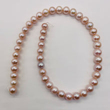 Load image into Gallery viewer, Bridal Perfect Round Pearl 16 Inch Strand | 10 - 9 12/mm | Pink | 45 Pearls |
