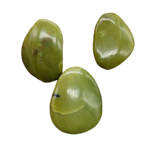 Load image into Gallery viewer, Turquoise Faustite Freeform Beads| 38x28 to 33x24mm| Chartreuse, Black| 3 Beads|