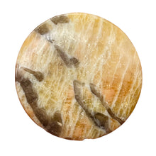 Load image into Gallery viewer, Big Cat Natural Untreated Feldspar 35mm Coin Pendant Bead | 35x5.5mm | 1 Bead |