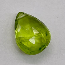 Load image into Gallery viewer, Faceted Peridot Briolette Bead | Green | 10x8x5mm | 3.1 ct |