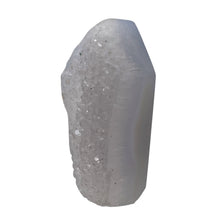 Load image into Gallery viewer, Chalcedony Druzy 56ct Designer Cut Pendant Bead|31x20x12mm| Blue| 1 Pendant Bead