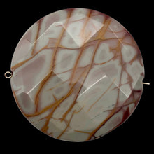 Load image into Gallery viewer, Picture Jasper Round Coin Pendant Bead | 50mm x 10mm | 1 Bead |