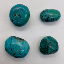 Load image into Gallery viewer, Turquoise Nugget Beads | 18g | 23x10 to 19x9mm | Blue, Black | 4 Beads |