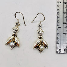 Load image into Gallery viewer, Fresh Water Pearl Sterling Silver Drop Earrings | 1 1/2" Long | White | 1 Pair |