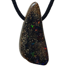 Load image into Gallery viewer, 31.54cts Rivers of Fire Boulder Opal Bead Pendant 7994Ab