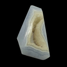 Load image into Gallery viewer, Chalcedony Druzy 28ct Designer Cut Pendant Bead| 29x21x8mm| Blue|1 Pendant Bead|