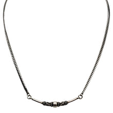 Load image into Gallery viewer, 35G Hand Made Bali 16" Solid Silver 2x1mm Fancy Pendant Necklace! 10787