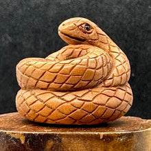 Load image into Gallery viewer, Year of the Snake 2025 Signed Netsuke Bead