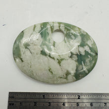 Load image into Gallery viewer, Harmony Stone Oval Centerpiece Bead - Snowy Forests | 63x45x8mm | 1 Bead |