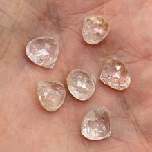 Load image into Gallery viewer, 1 Premium 8x8x4 to 9x9x4.5mm Pink Topaz Faceted Briolette Bead 4077F
