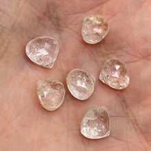 Load image into Gallery viewer, 1 Premium 8x8x4 to 9x9x4.5mm Pink Topaz Faceted Briolette Bead 4077F