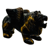 Load image into Gallery viewer, Winged Temple Dog Carved Figurine | 1 Statue | | 1 1/4 x 1 3/8" | Brown