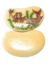 Load image into Gallery viewer, Enchanting Hand Carved Mermaid Centerpiece Bead 9142