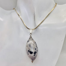 Load image into Gallery viewer, White and Blake Spotted Mookaite Sterling Silver Pendant! | 2 1/4" Long |