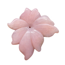Load image into Gallery viewer, Peruvian Opal 45cts Flower Pendant Bead | 45x42x6mm | Pink | 1 Pendant Bead |