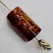 Load image into Gallery viewer, Wild Exotic Tiger Jasper Carved Tube Bead |18x10mm | 1 Bead |
